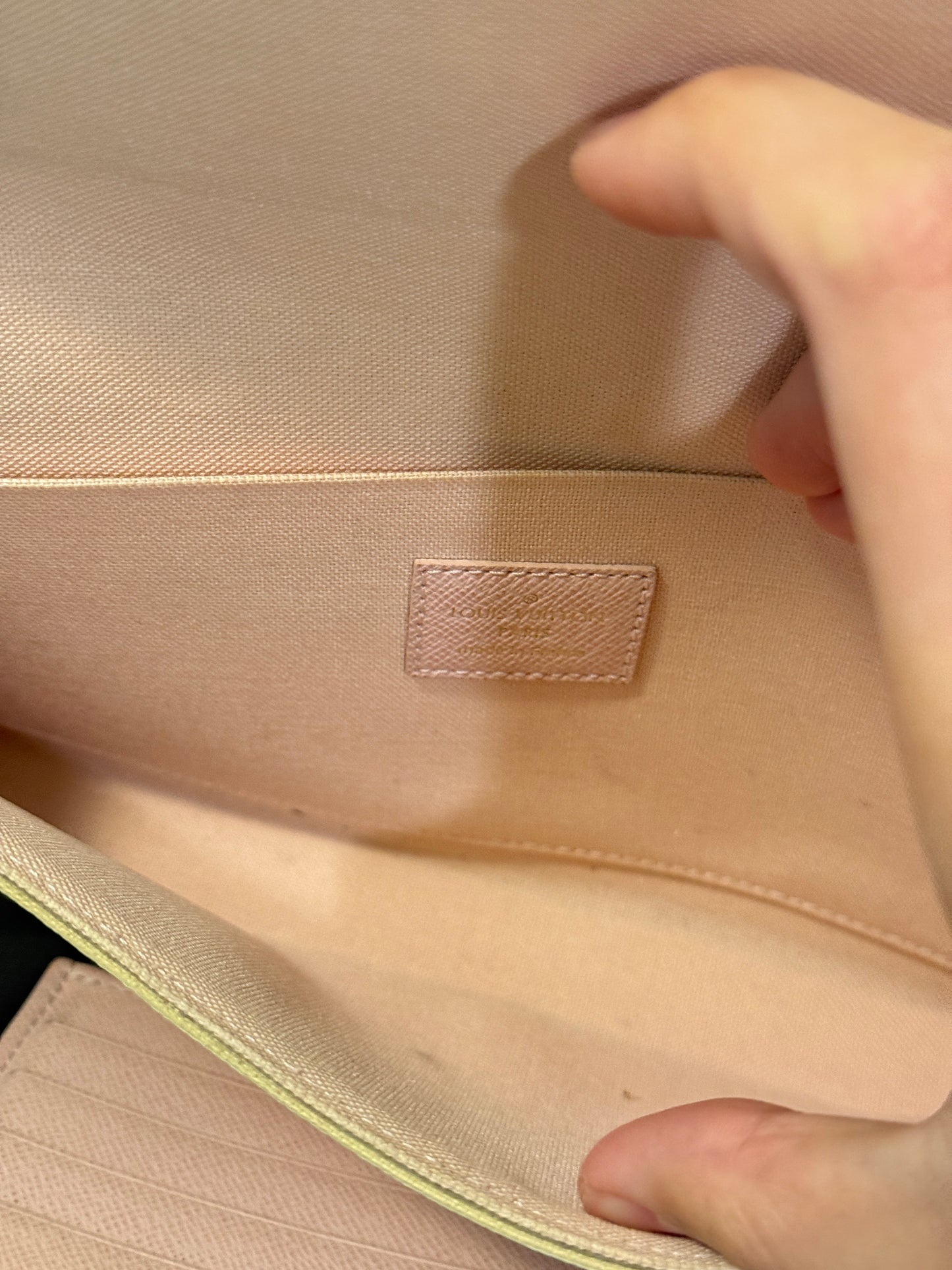 Pre owned Louis VuittonDamier Azur Pochette