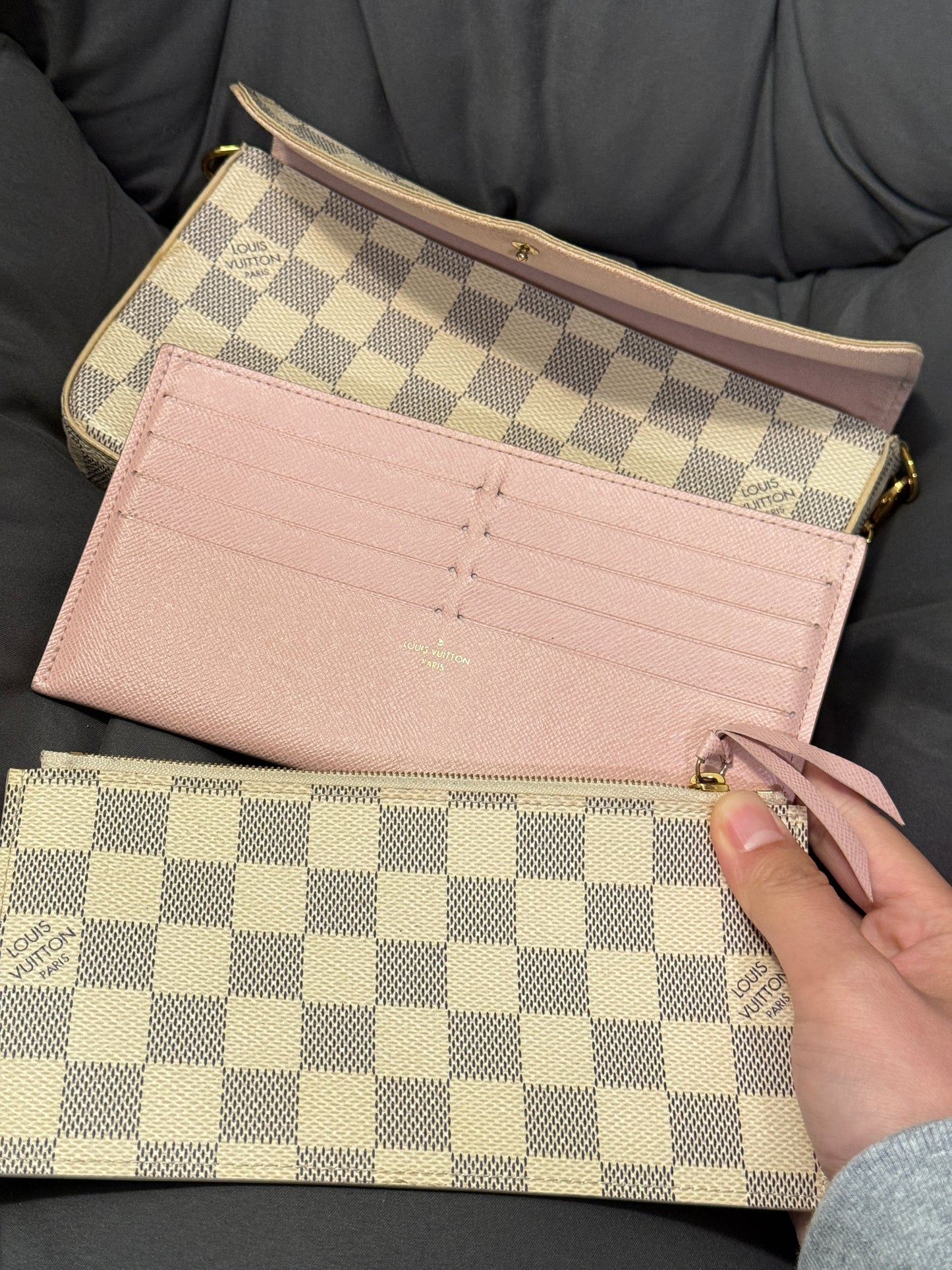 Pre owned Louis VuittonDamier Azur Pochette