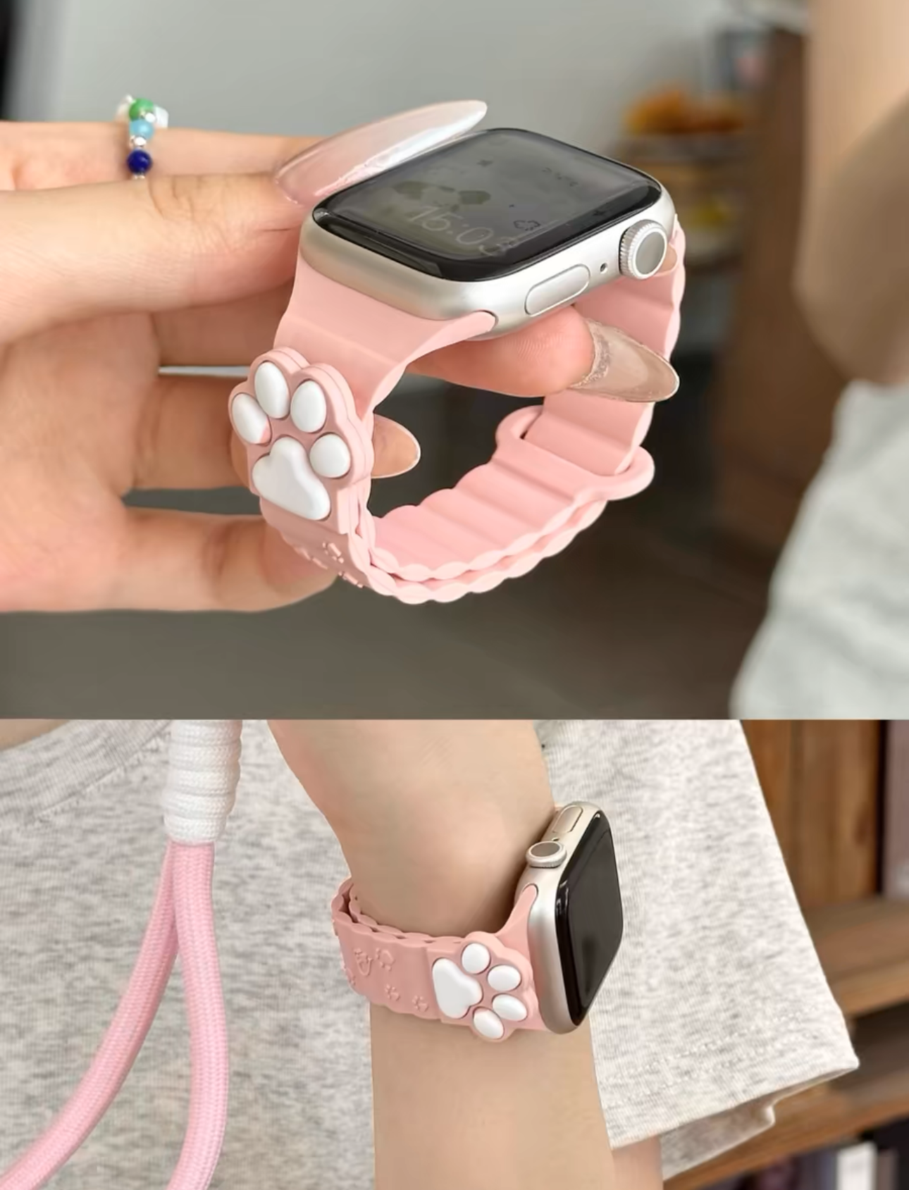 Cute Paw Print Apple Watch Band