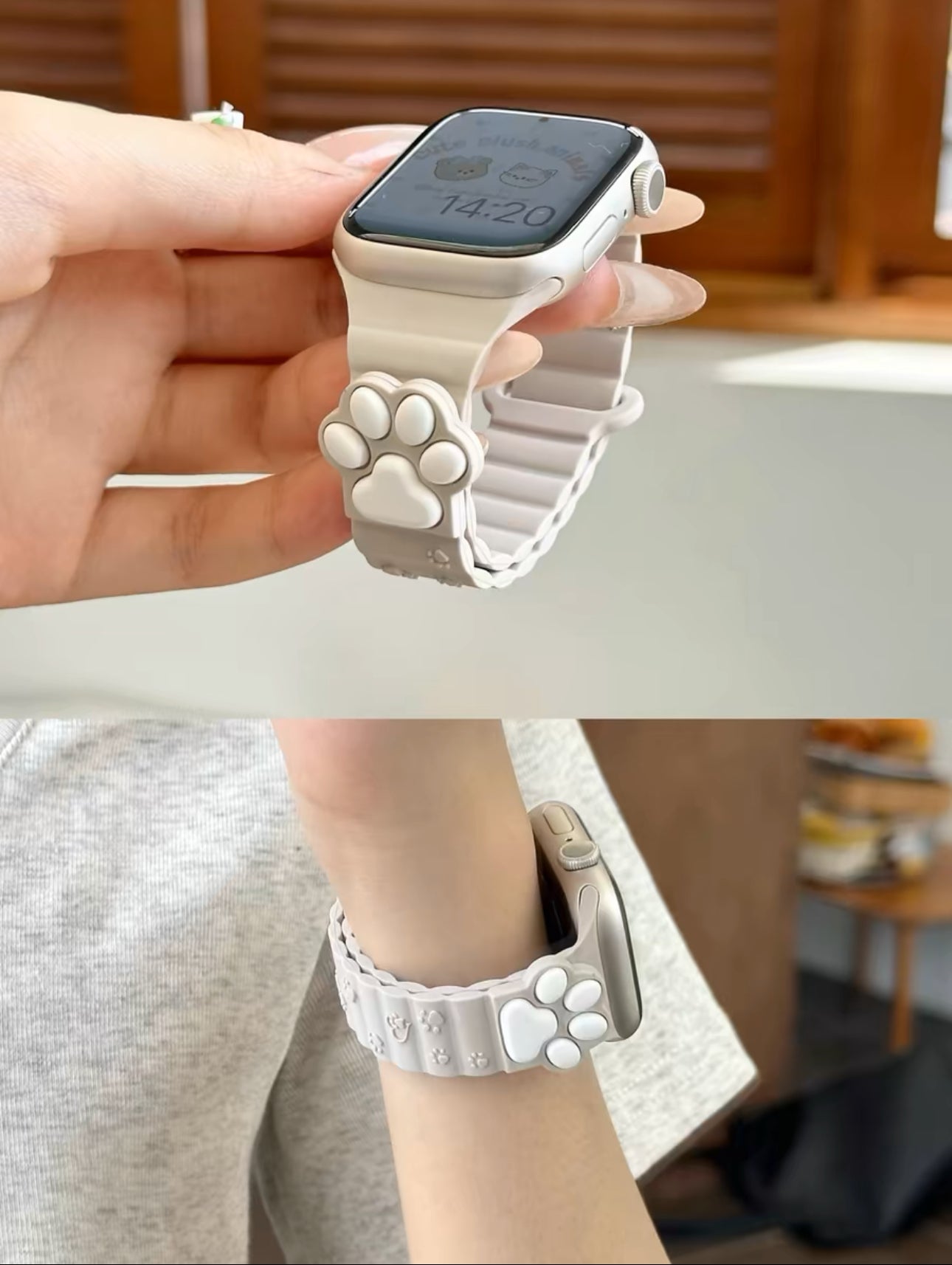 Cute Paw Print Apple Watch Band