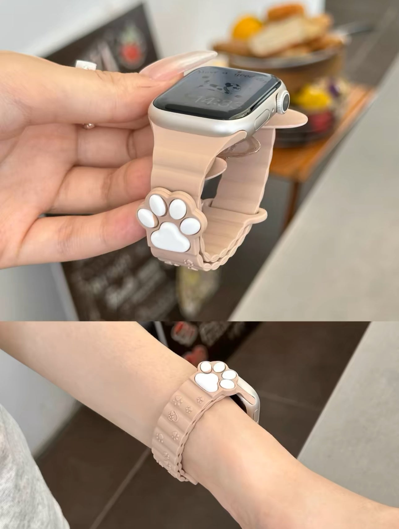 Cute Paw Print Apple Watch Band