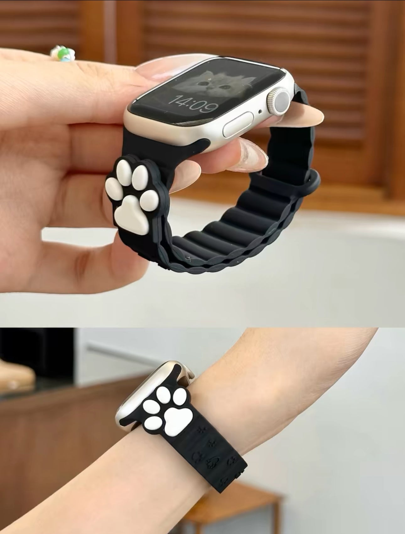 Cute Paw Print Apple Watch Band